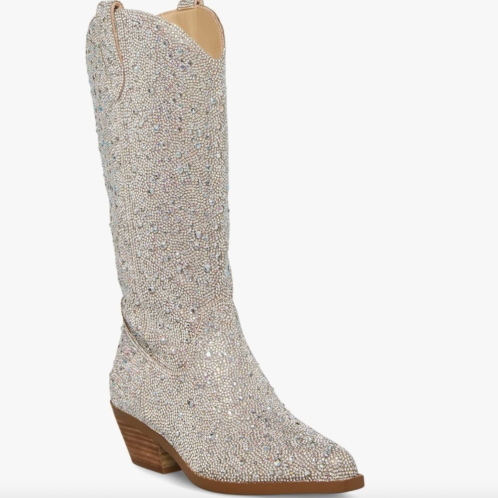 Betsey Johnson Rhinestone Dallas Boots
